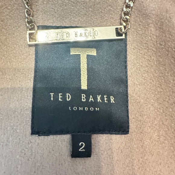 Ted Baker London Wool-Cashmere Wrap Coat (Camel) – Size 2 (US 6) - Picture 4 of 8